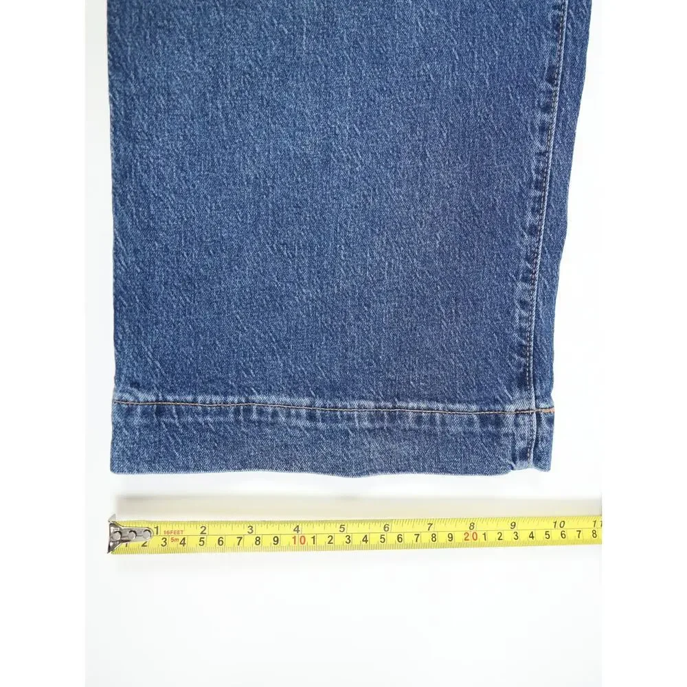 J.Crew Wide Leg Crop Utility Pocket Jeans High Rise Medium Wash Capsule Size 27